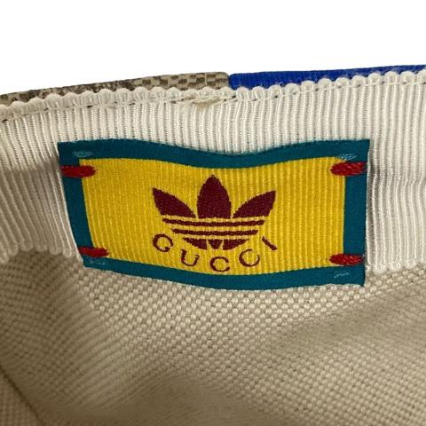 GUCCI グッチ ×アディダス キャップ 両ツバ 719406 GGスプリーム GUCCI グッチ ×アディダス キャップ 両ツバ 719406 GGスプリーム