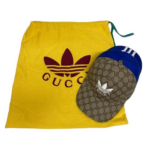 GUCCI グッチ ×アディダス キャップ 両ツバ 719406 GGスプリーム GUCCI グッチ ×アディダス キャップ 両ツバ 719406 GGスプリーム