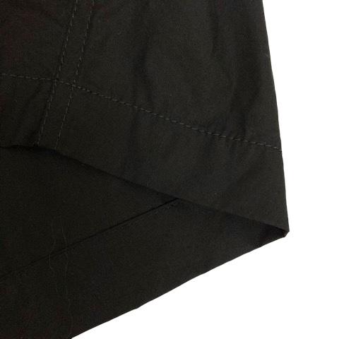 【中古】未使用品 モンクレール MONCLER 22SS ワイドショートパンツ ハーフパンツ ボトムス コットン タック 46 黒 ブラック メンズ MONCLER（モンクレール） 未使用品 MONCLER 22SS ワイドショートパンツ