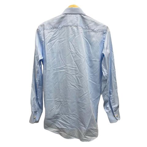 オンリー ONLY シャツ ワイシャツ SLIM FIT 無地 長袖 40/R 青 ブルー