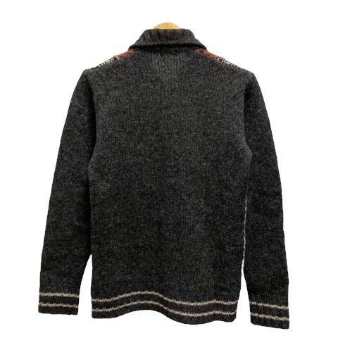 パッゾ PAZZO カーディガン ニット セーター クルーネック ウール 総柄 