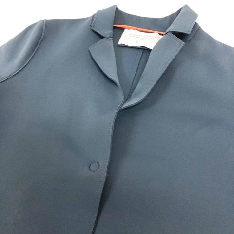 ハリスワーフロンドン Harris Wharf London コート 膝丈 無地 40 紺