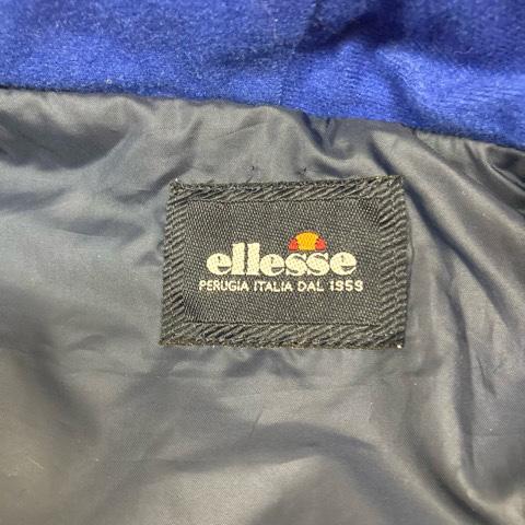 エレッセ ellesse コート ジャケット アウター フード 中綿 140 紺