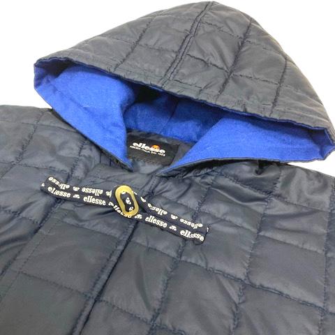 エレッセ ellesse コート ジャケット アウター フード 中綿 140 紺