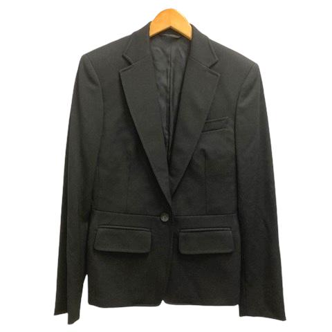 GUCCI グッチ ジャケット フォーマル シングル ウール混 長袖 無地 38  