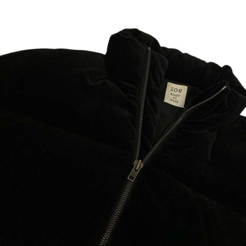 ソーイ SOE 18AW 1193-41-001 Big Velvet Down Jacket ダウン