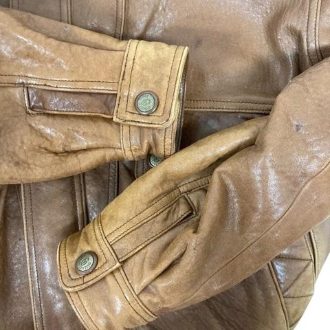 う*認様 GIANNI VALENTINO 本革　レザー　ジャケット　Mサイズ 2026年最新】GIANNI VALENTINO メンズ レザージャケット・ライダースの