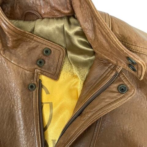 ジャンニ ヴァレンチノ GIANNI VALENTINO レザージャケット ボンバー