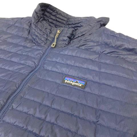 パタゴニア Patagonia ダウンジャケット ジップアップ ワンポイント 