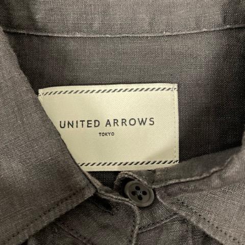 UNITED ARROWS（ユナイテッドアローズ） シャツ 長袖 無地 リネン 1511