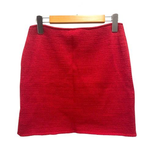 miumiu ミュウミュウ 台形ミニスカート レッド ポケット 36 miumiu