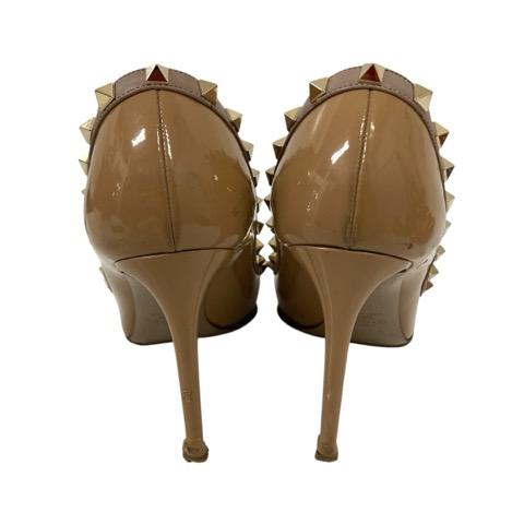 valentino ゴールドスタッズハイヒールサンダル