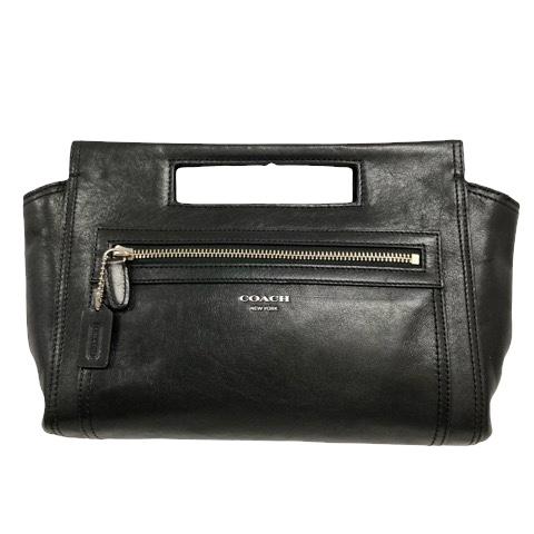 COACH（コーチ） ハンドバッグ トートバッグ ブランドロゴ 無地 黒