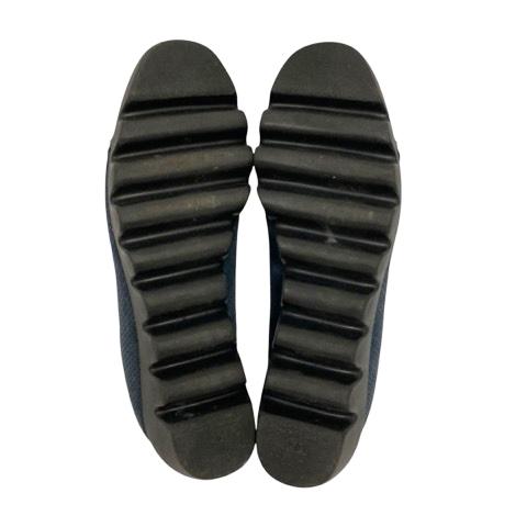 【美品】HILLS AVENUE エナメル ウェッジパンプス 23.5 日本製 ヒルズ アヴェニュー Hills Avenue パンプス ウェッジ 厚底 ウエーブ