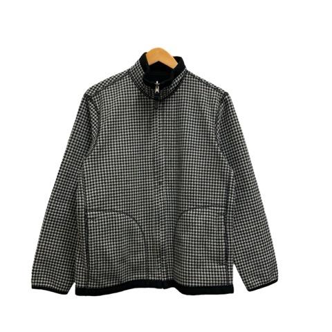 ユニクロ（UNIQLO） フリースジャケット 長袖 ハイネック 千鳥格子柄