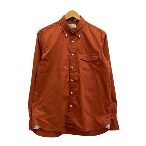 クロコダイル CROCODILE シャツ 長袖 ボタンダウンカラー 無地