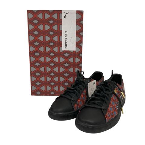 【中古】未使用品 プーマ PUMA ×DAPPER DAN スニーカー 総柄 388171-01 28 赤 レッド 青 ブルー 黒 ブラック メンズ PUMA（プーマ） 未使用品 ×DAPPER DAN スニーカー 総柄 388171-01 28
