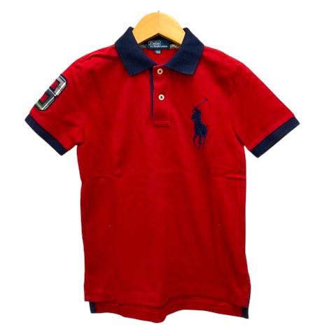 CHICAGO ポロシャツ 赤POLO ポロラルフローレン 半袖 ポロシャツ 2XL ビッグポニー シカゴ