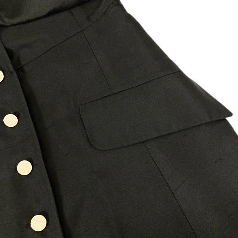 セリーヌ CELINE コート スタンドカラー シルク 光沢 2 8A67/1954 長袖  