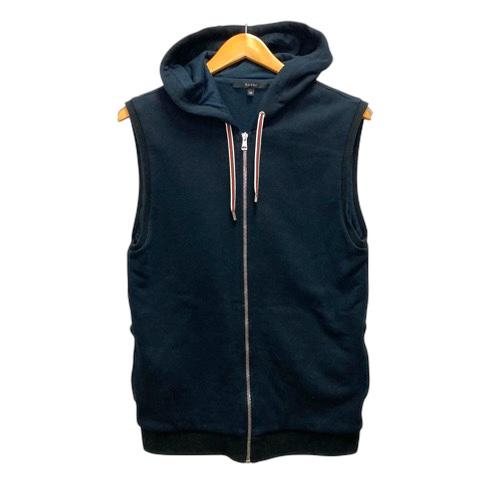 【中古】グッチ GUCCI 256124-X3519 ベスト パーカー フーディー コットン M 紺 ネイビー メンズ GUCCI（グッチ） GUCCI 256124-X3519 ベスト パーカー フーディー