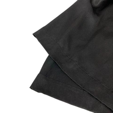 【中古】コムデギャルソン COMME des GARCONS 05AW スカート フレア ギャザー シルク 光沢 ミモレ丈 M 黒 ブラック レディース コムデギャルソン COMME des GARCONS 05AW スカート フレア ギャザー