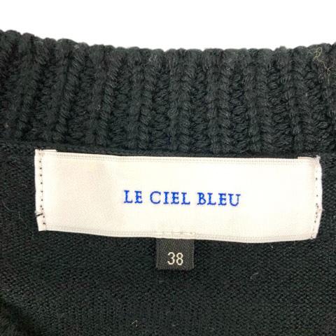 ルシェルブルー LE CIEL BLEU ニット セーター ウール混 クルーネック