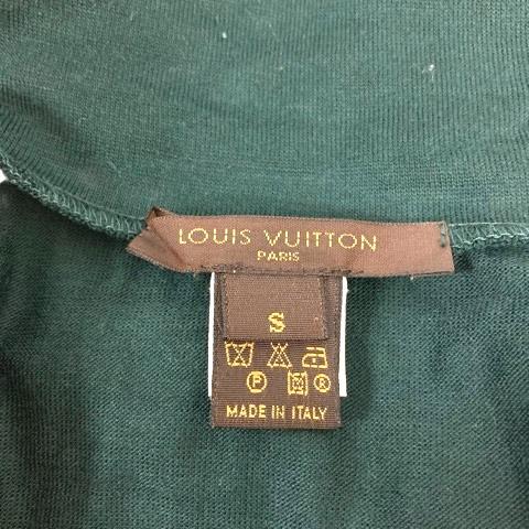 【中古】ルイヴィトン LOUIS VUITTON カットソー セーター ウール タートルネック 長袖 無地 薄手 S 緑 グリーン メンズ LOUIS VUITTON（ルイ・ヴィトン） カットソー セーター ウール