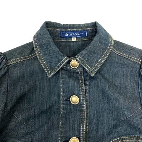 エムズグレイシー M'S GRACY デニムジャケット Gジャン エムズグレイシー M'S GRACY デニムジャケット Gジャン