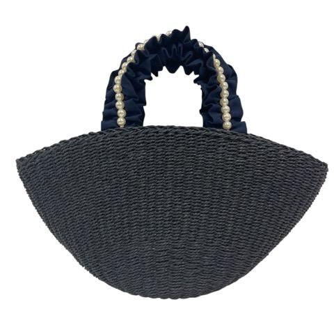 未使用品 エムズグレイシー M'S GRACY カゴバック パール フリル 未使用品 エムズグレイシー M'S GRACY カゴバック パール フリル