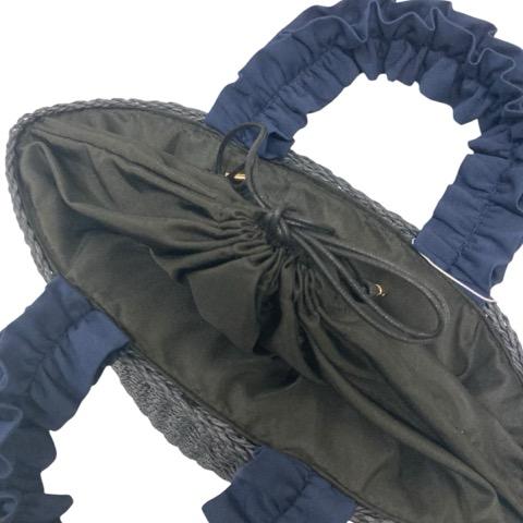 未使用品 エムズグレイシー M'S GRACY カゴバック パール フリル 未使用品 エムズグレイシー M'S GRACY カゴバック パール フリル