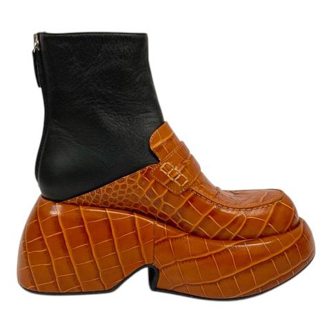 LOEWE（ロエベ） ローファーブーツ ショートブーツ ウエッジソール 型