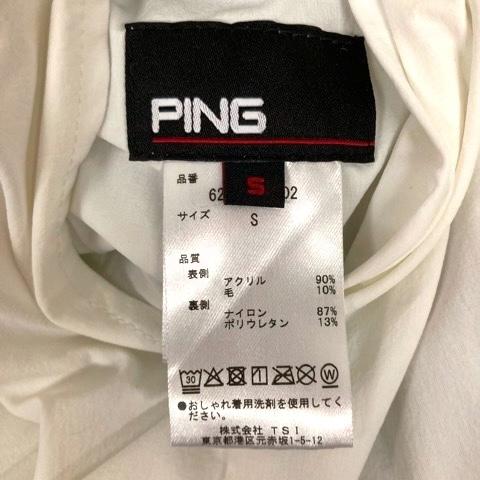 PING ピン ブルゾン ゴルフウェア リバーシブルスニード ニット クルー