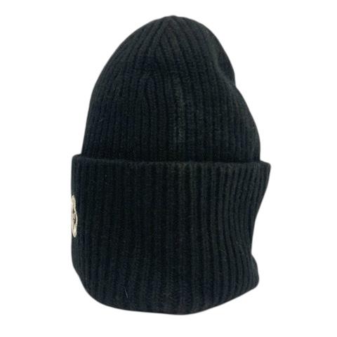 LOUIS VUITTON ブラック ビーニー M77872 美品 LOUIS VUITTON ルイヴィトン M77872 ビーニー ニットキャップ LV