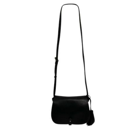 黒 レザー ショルダーバッグラルフローレンRalph Lauren 本革