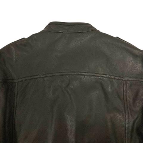 GUCCI（グッチ） レザージャケット 革ジャン ブルゾン シングル 長袖