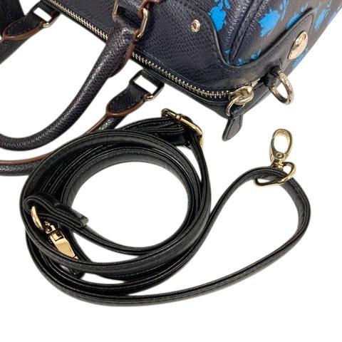 未使用級☆COACHコーチ 2wayショルダーバッグ ブラック 花柄フラワー COACH（コーチ） ハンドバッグ ショルダーバッグ 2WAY フラワー 花柄