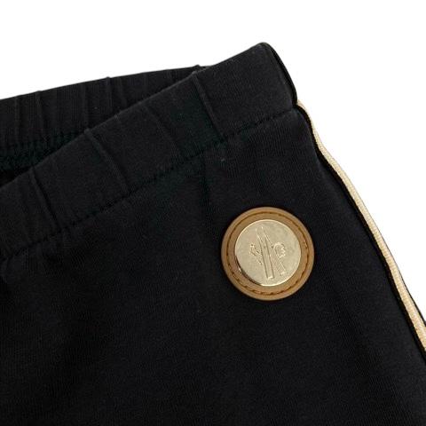 【中古】モンクレール MONCLER パンツ ボトムス スウェット ライン ワンポイントロゴ S 紺 ネイビー レディース MONCLER（モンクレール） パンツ ボトムス スウェット ライン ワン
