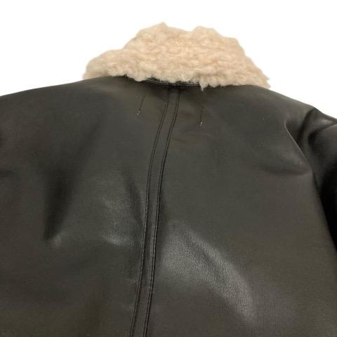 ココディール COCO DEAL ムートンファーコート 長袖 無地 合皮