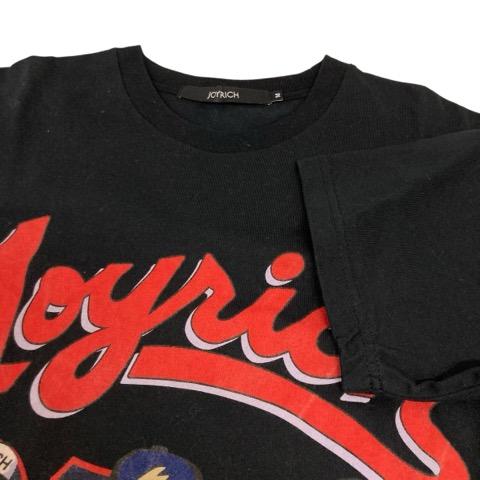 ジョイリッチ JOYRICH Tシャツ 半袖 クルーネック プリント コットン M 