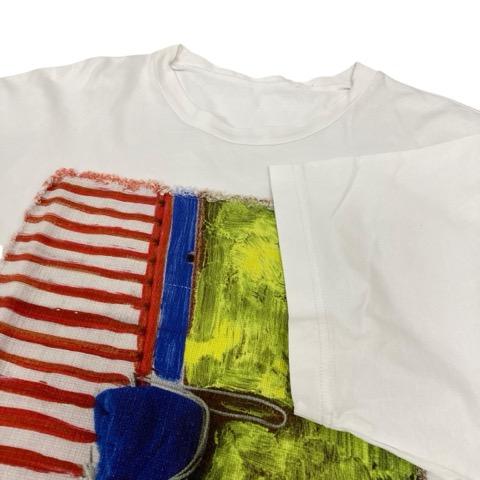エンフォルド ENFOLD Tシャツ 半袖 クルーネック 刺繍 コットン