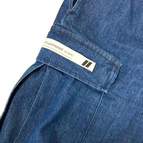 ダブルタップス WTAPS 251WVDT-PTM08 25SS デニムカーゴパンツ ハーフ