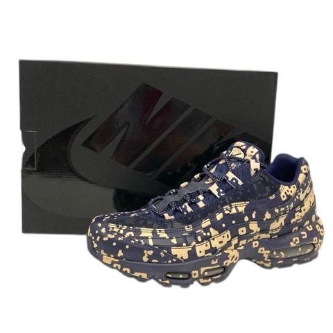【中古】ナイキ NIKE ×C.E. AV0765-400 Cav Empt Air Max 95 シーイー エアマックス スニーカー 総柄 27.5 紺 ネイビー メンズ NIKE（ナイキ） ×C.E. AV0765-400 Cav Empt Air Max 95 シーイー エア