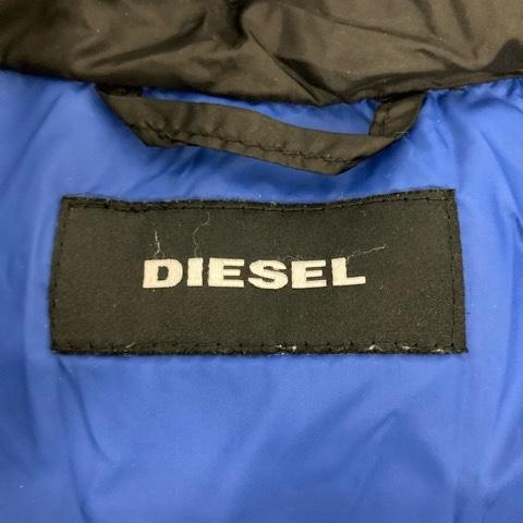 DIESEL（ディーゼル） ダウンジャケット ナイロン ロゴ フェザー混