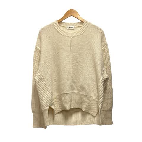 MACHATT(マチャット) 長袖セーター レディース - ベージュ ハイネック トップス MACHATT(マチャット) 長袖セーター レディース - ベージュ