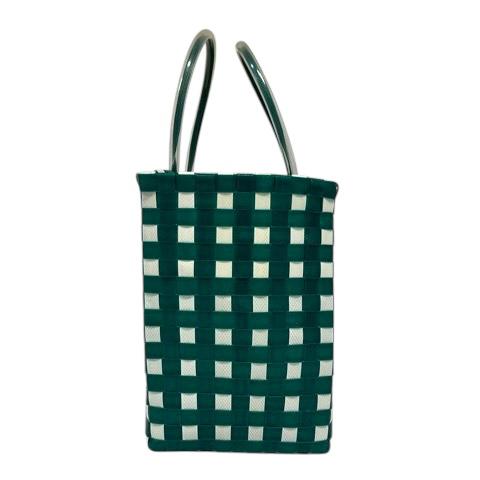 MARNI（マルニ） バスケット カゴバッグ ハンドバッグ ロゴ 緑