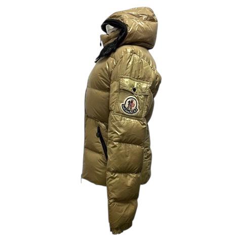 正規店購入モンクレール　アウター　ジャケット　ブルゾン　サイズ0 カーキ MONCLER モンクレール ダウンジャケット ブルゾン フード