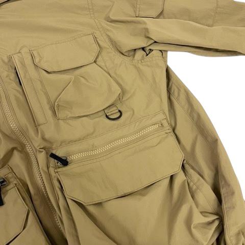 【中古】ザノースフェイス THE NORTH FACE NP22533 フィールドユーティリティジャケット ナイロン ロゴ刺繍 長袖 S ベージュ メンズ THE NORTH FACE（ザ ノースフェイス） THE NORTH FACE NP22533