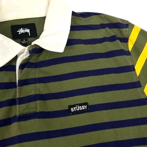 STUSSY（ステューシー） ポロシャツ ロンT ボーダー コットン ワン 