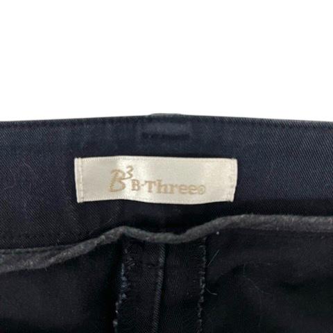 ビースリー B3 B-Three パンツ ボトムス ストレッチ 無地 38 紺