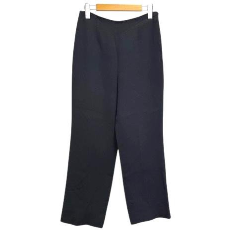 90's ARMANI アルマーニ　ブラック スラックス EMPORIO ARMANI エンポリオアルマーニ パンツ スラックス ストレッチ